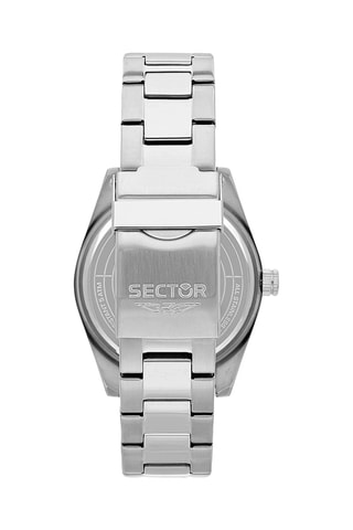 Montre à quartz en métal - Argenté et noir