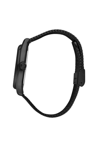 Montre à quartz en acier - Noir