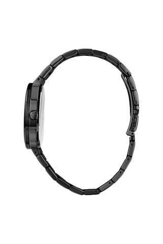 Montre à quartz en acier Loud - Noir