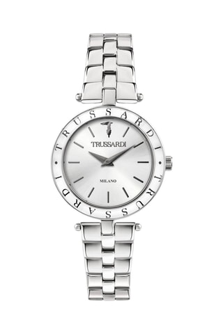 Montre à quartz en acier T-Shiny - Argenté