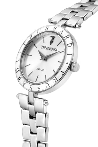 Montre à quartz en acier T-Shiny - Argenté