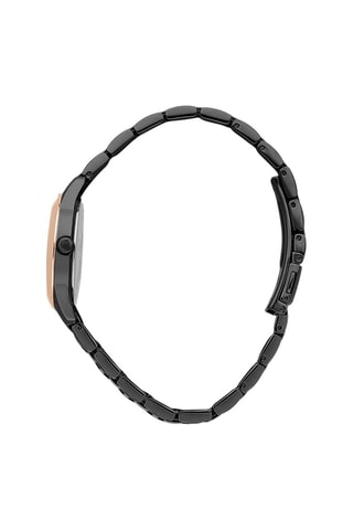 Montre à quartz en acier T-Sky - Noir