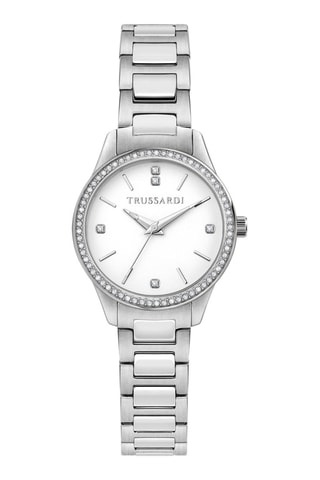 Montre à quartz en acier T-Sky - Argenté