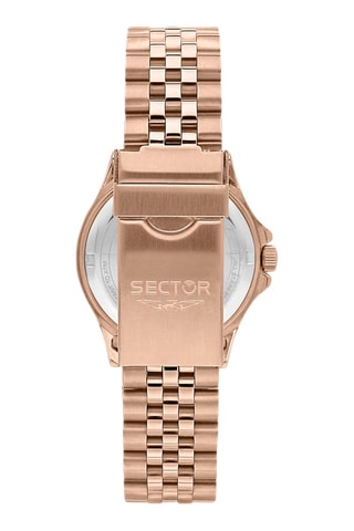 Montre à quartz en acier 230 - Doré rose et blanc