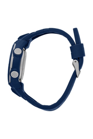 Montre digitale à quartz en silicone EX-43 - Bleu