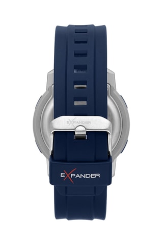 Montre digitale à quartz en polyuréthane EX-37 - Bleu