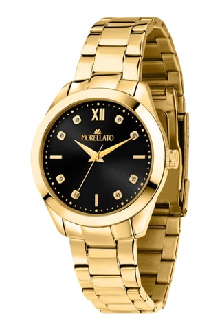 Montre à quartz en métal Stile - Doré et noir - Morellato