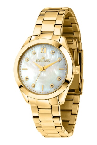 Montre à quartz en métal et nacre Stile - Doré et écru - Morellato