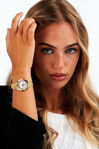 Montre à quartz en métal et nacre Stile - Doré et écru - Morellato