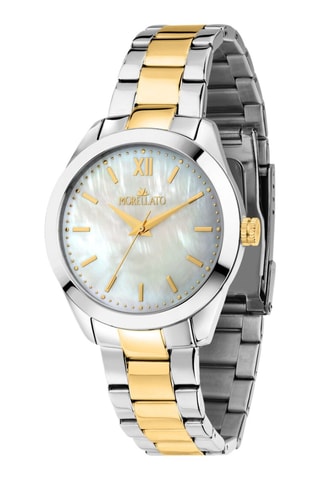 Montre à quartz en métal et nacre Stile - Argenté et doré - Morellato