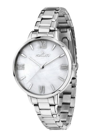 Montre à quartz en métal et nacre Poetica - Argenté et gris clair - Morellato
