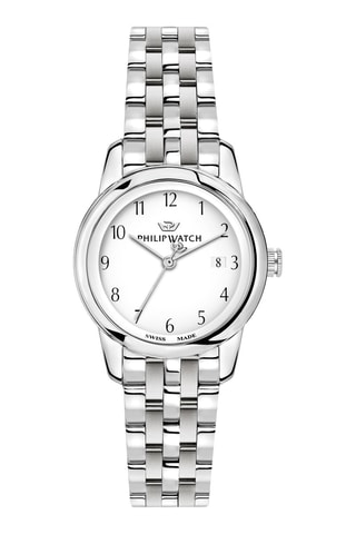 Montre à quartz en métal Anniversary - Argenté et blanc
