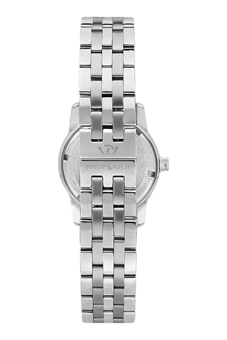 Montre à quartz en métal Anniversary - Argenté et blanc
