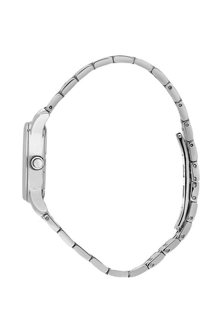 Montre à quartz en métal Anniversary - Argenté et blanc
