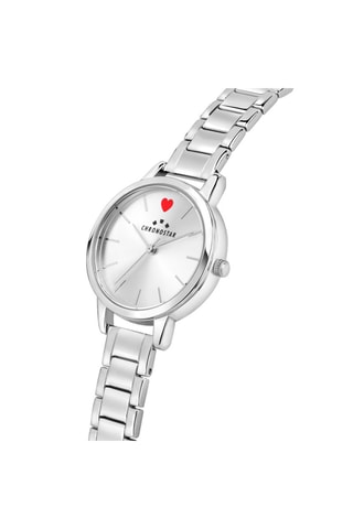 Montre à quartz en acier - Argenté