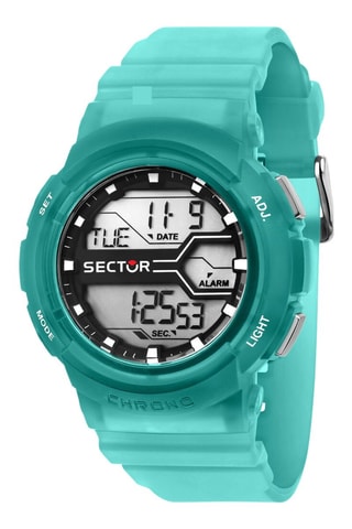 Montre digitale en polyuréthane EX-39 - Turquoise - Sector