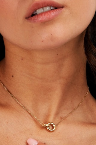 Collier - Argent plaqué or jaune