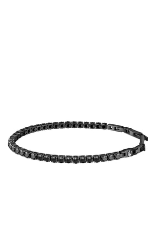 Bracelet Tennis - Plaqué ion noir