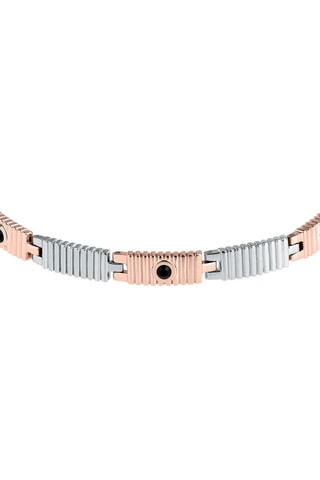 Bracelet Motown - Plaqué ion or rose et cristaux véritables