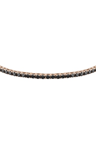 Bracelet Tennis - Argent plaqué or rose