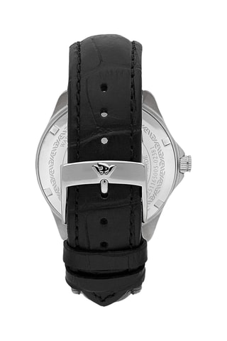 Montre automatique en cuir Blaze - Noir