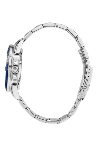 Montre automatique en acier 450 - Argenté et bleu