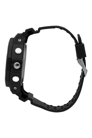 Montre anadigitale en polyuréthane Ex-41 - Noir et blanc