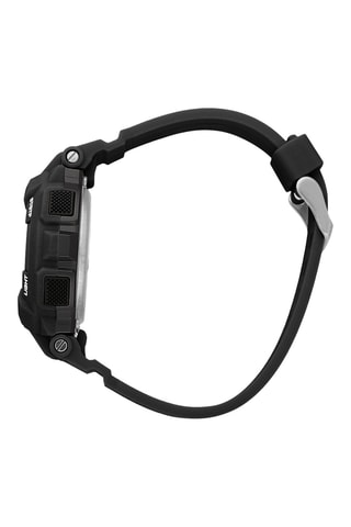 Montre digitale en polyuréthane Ex-36 - Noir et blanc