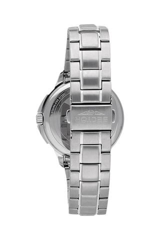 Montre à quartz en acier 270 - Argenté et noir