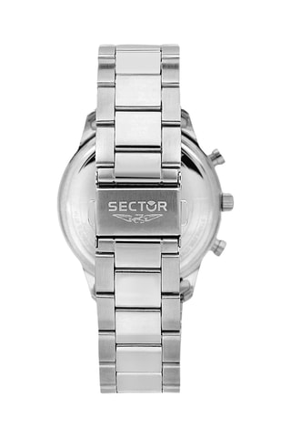 Montre à quartz en acier 270 - Argenté et noir