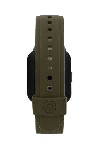 Montre connectée en silicone Noir et kaki  S-05