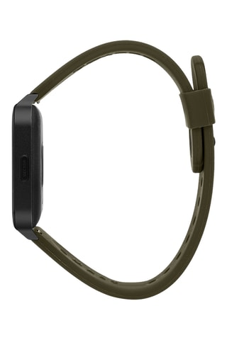 Montre connectée en silicone Noir et kaki  S-05