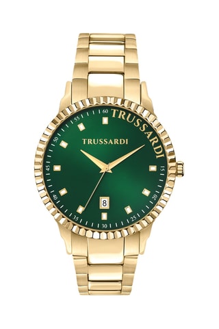 Montre à quartz en plaqué or jaune T-Bent