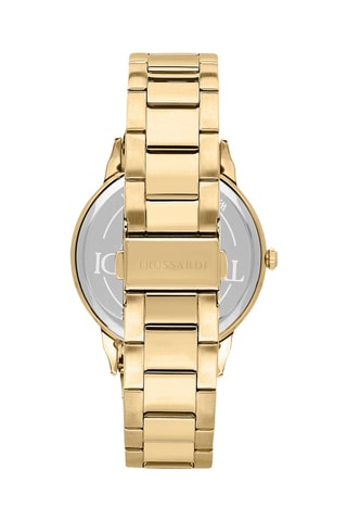 Montre à quartz en plaqué or jaune T-Bent