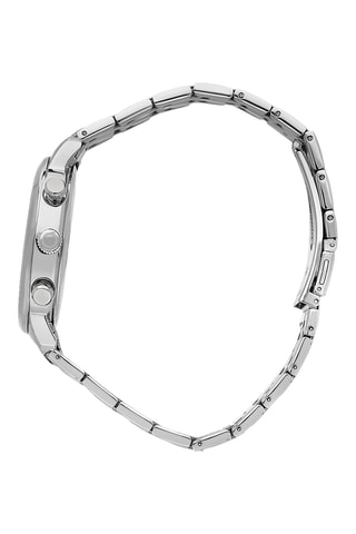 Montre à quartz en acier T-Couple - Argenté et noir