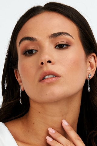 Boucles d’oreilles Torchon - Argenté