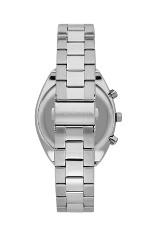 Montre à quartz en acier Metropolitan - Argenté