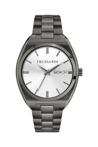 Montre à quartz en plaqué ion gris Metropolitan