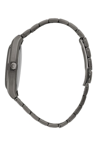 Montre à quartz en plaqué ion gris Metropolitan