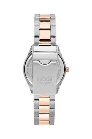 Montre à quartz en plaqué or rose et nacre 120