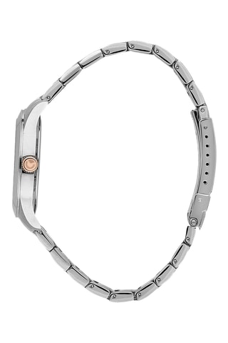 Montre à quartz en plaqué or rose et nacre 120