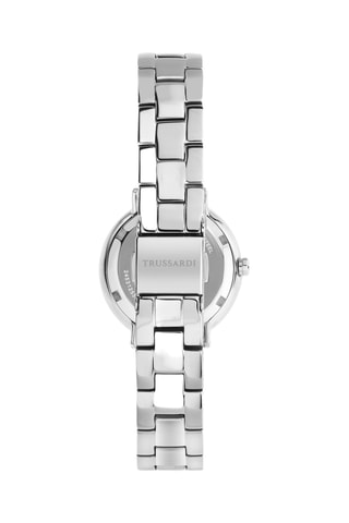 Montre à quartz en acier et nacre T-Vision - Argenté et bleu