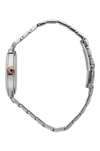 Coffret montre à quartz en plaqué or rose et bracelet T-Shiny