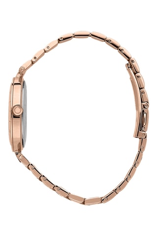 Montre à quartz en plaqué ion or rose T-Shiny