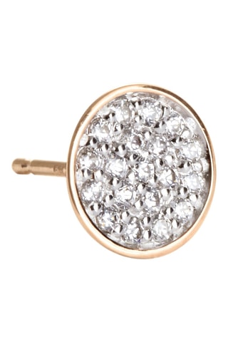 Oorbel - Roségoud en Diamanten