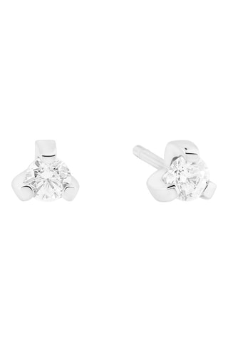 Oorbellen Witgoud en Diamanten