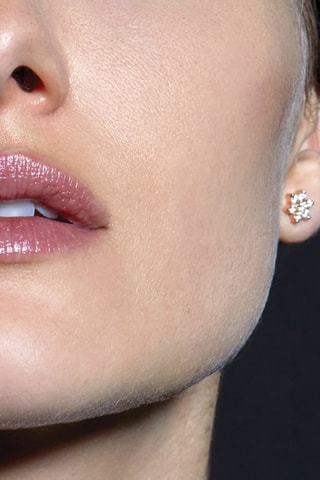 Oorbellen Roségoud en Diamanten