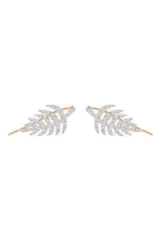 Oorbellen - Roségoud en Diamanten