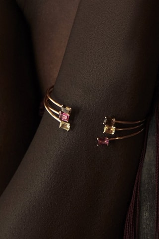 Armband Roségoud en Kwarts
