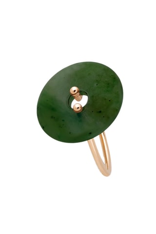 Ring - Roségoud en Jade